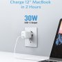 Anker Powerport III Mini 30W PIQ 3.0 USB-C бързо зарядно устройство, 5V, 9V, 12V, 20V-1.5 A, снимка 8