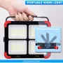 Многофункционална преносима LED работна лампа 100W, снимка 5