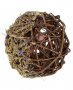 Плетена топка от естествена върба с лакомства за Гризачи - Модел: 81777, снимка 2