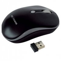 Оптична безжична мишка ROXPOWER, черна, USB, DPI=1200, снимка 1 - Клавиатури и мишки - 38644572