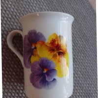 чаша за кафе на цветя от Португалия, снимка 3 - Чаши - 39659889