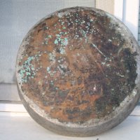 Стара медна тава за баница, снимка 8 - Антикварни и старинни предмети - 38476739