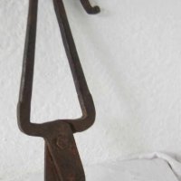  стар инструмент кована  ножица за ламарина, снимка 2 - Други инструменти - 28946789