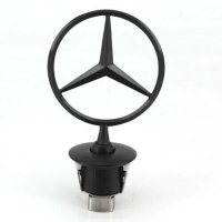 емблема за Мерцедес Mercedes-Benz 44mm черен гланц S E C CLK, снимка 1 - Аксесоари и консумативи - 40338590