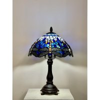 Настолна лампа - Водно конче (синя), снимка 1 - Настолни лампи - 44114963