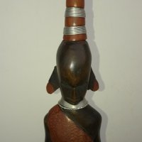 африканска дървена фигура,статуетка, снимка 12 - Статуетки - 38851654
