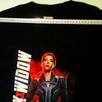 Marvel Black Widow Марвел Черната Вдовица оригинална тениска, снимка 9 - Тениски - 43655434