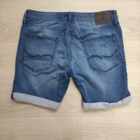 Мъжки къси дънки Jack&Jones размер XL, снимка 6 - Къси панталони - 43143747