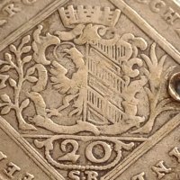 Сребърна монета 20 кройцера Йозеф втори Нюрнберг 26752, снимка 2 - Нумизматика и бонистика - 42930155