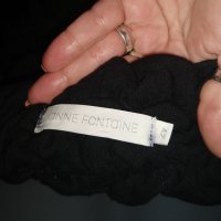 Шармантна дизйнерска блуза тип туника с открити рамене"ANNE FONATAINE", снимка 8 - Блузи с дълъг ръкав и пуловери - 28248358