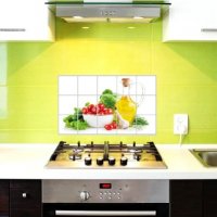 Купа Зеленчуци олио лепенка стикер имитация плочки за плот на кухня, снимка 2 - Други - 33528903