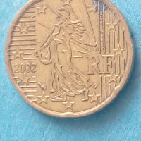 20 Euro Cent RF 2002г.Франция, снимка 2 - Нумизматика и бонистика - 43164714