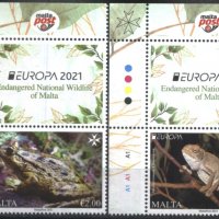Чисти марки Европа СЕПТ 2021 от Малта, снимка 1 - Филателия - 39096605