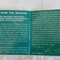 Steve Coleman –Rhythm In Mind, снимка 5 - CD дискове - 44130237