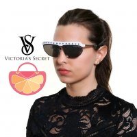 VICTORIA'S SECRET 🍊 Дамски огледални слънчеви очила WHITE MIRRORED нови с кутия, снимка 1 - Слънчеви и диоптрични очила - 40014777