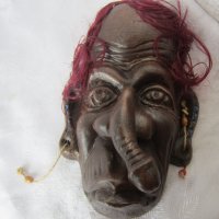маска пано керамика фигура пенис фалос еротика глава, снимка 5 - Декорация за дома - 28946715