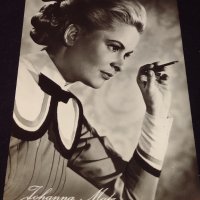 Стара картичка за автографи на актрисата Йохана Метц за КОЛЕКЦИОНЕРИ 32305, снимка 1 - Колекции - 43085427