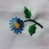 каренце със синьо цвете, снимка 3 - Покривки за маси - 37381972