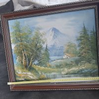 красива картина със пейзаш, снимка 2 - Антикварни и старинни предмети - 40865621