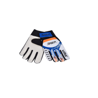 Мъжки футболни ръкавици, синьо бели, 1 чифт., снимка 1 - Игри и пъзели - 44896230