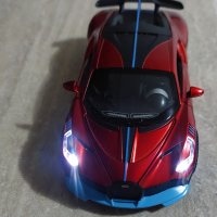 Метален реалистичен модел на Bugatti Divo, снимка 9 - Коли, камиони, мотори, писти - 43484477