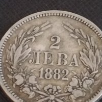 Сребърна монета 2 лева 1882г. Княжество България рядка за КОЛЕКЦИОНЕРИ 43009, снимка 6 - Нумизматика и бонистика - 43965961