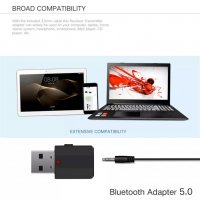 ПРОМО 2 в 1 блутут bluetooth 5.0 аудио адаптер с 3.5 мм жак  аудио кабел 2021 г, снимка 7 - Приемници и антени - 26861419