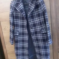 Италианско вълнено палто в каре Sophie Faroh N:L, снимка 3 - Палта, манта - 39792805