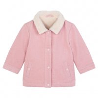Розово палтенце-яке с топла подплата, снимка 1 - Детски якета и елеци - 38904479