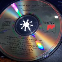 Компакт диск на LEONARD BERNSTEIN/ Beethoven Symphony No.5 Sony CD MINT, снимка 4 - CD дискове - 38076418