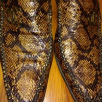 Мъжки обувки Just Cavalli Змийска кожа питон, снимка 3 - Ежедневни обувки - 27991075