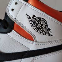 Nike Air Jordan 1 High Electro Orange Нови Оригинални Мъжки Обувки Кецове Маратонки Размер 42 Номер , снимка 7 - Други - 39805621