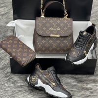 Дамска чанта портфейл и спортни обувки Louis Vuitton 106, снимка 1 - Дамски ежедневни обувки - 33606832