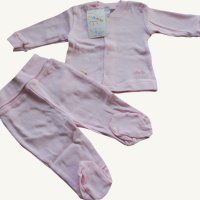 Памучен комплект за бебе, снимка 1 - Комплекти за бебе - 43675042