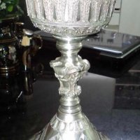 сребърна чаша потир, снимка 6 - Антикварни и старинни предмети - 26384618