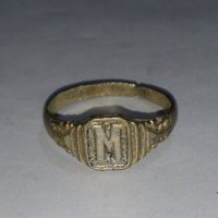 Старинен пръстен над стогодишен орнаментиран сачан - 66991, снимка 1 - Други ценни предмети - 28986945