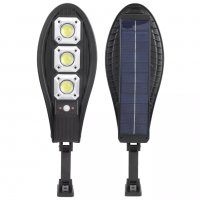 10бр. Соларна LED Лампа Cobra 600W IP65 + стойка за монтаж и дистанционно, снимка 2 - Соларни лампи - 33566289