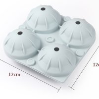 Силиконови формички за лед с форма на четири големи топки, снимка 2 - Аксесоари за кухня - 43183838