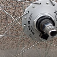 Продавам колела внос от Германия алуминиева капла с динамо главина 26 цола SHIMANO DH-2N35, снимка 4 - Велосипеди - 27430249