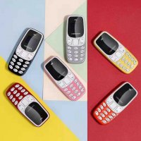 Мини телефон, BM10, с промяна на гласа, малък телефон, L8Star BM10, Nokia 3310 Нокия, розов, снимка 4 - Телефони с две сим карти - 37121993