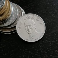 Монета - Тайван - 10 долара | 1991г., снимка 2 - Нумизматика и бонистика - 28620468