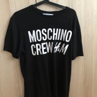 MOSCHINO CREW H&M Crewneck T-Shirt Мъжка тениска в отлично състояние, снимка 6 - Тениски - 33612352