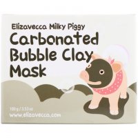 Корейска козметика Маска с глина - Elizavecca, Milky Piggy Carbonated Bubble Clay Beauty Mask, 100 g, снимка 3 - Козметика за лице - 32229098