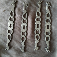 четири метални обкова за ключалка , снимка 1 - Други ценни предмети - 36546739