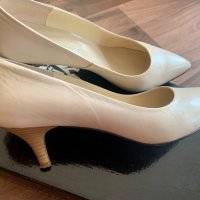 Бели дамски обувки Ingiliz, снимка 3 - Дамски обувки на ток - 33510761