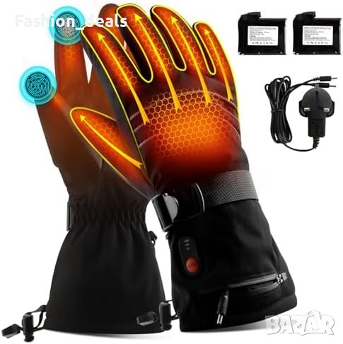Нови Акумулаторни Електрически самонагряващи ръкавици 7,4 V 6400 mAh Мъже, снимка 1