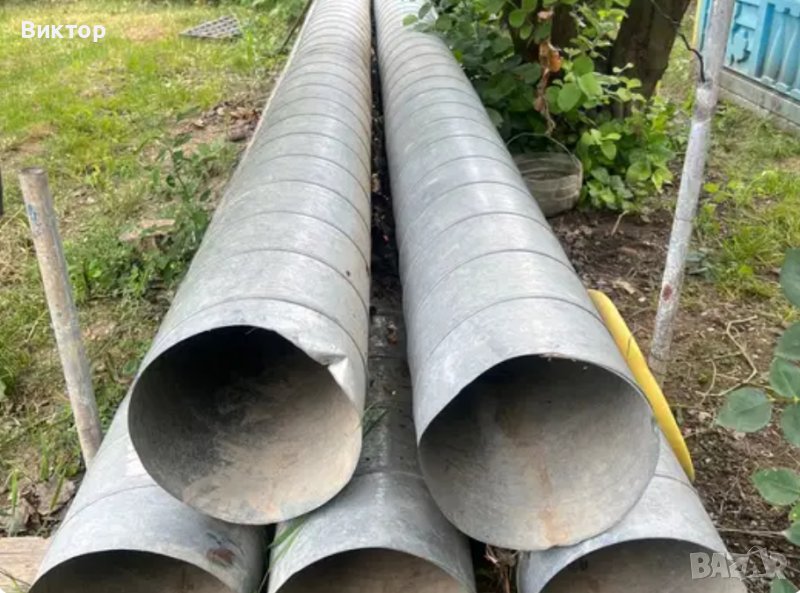 Въздуховод ф200 спирален аспирация спироканален, снимка 1