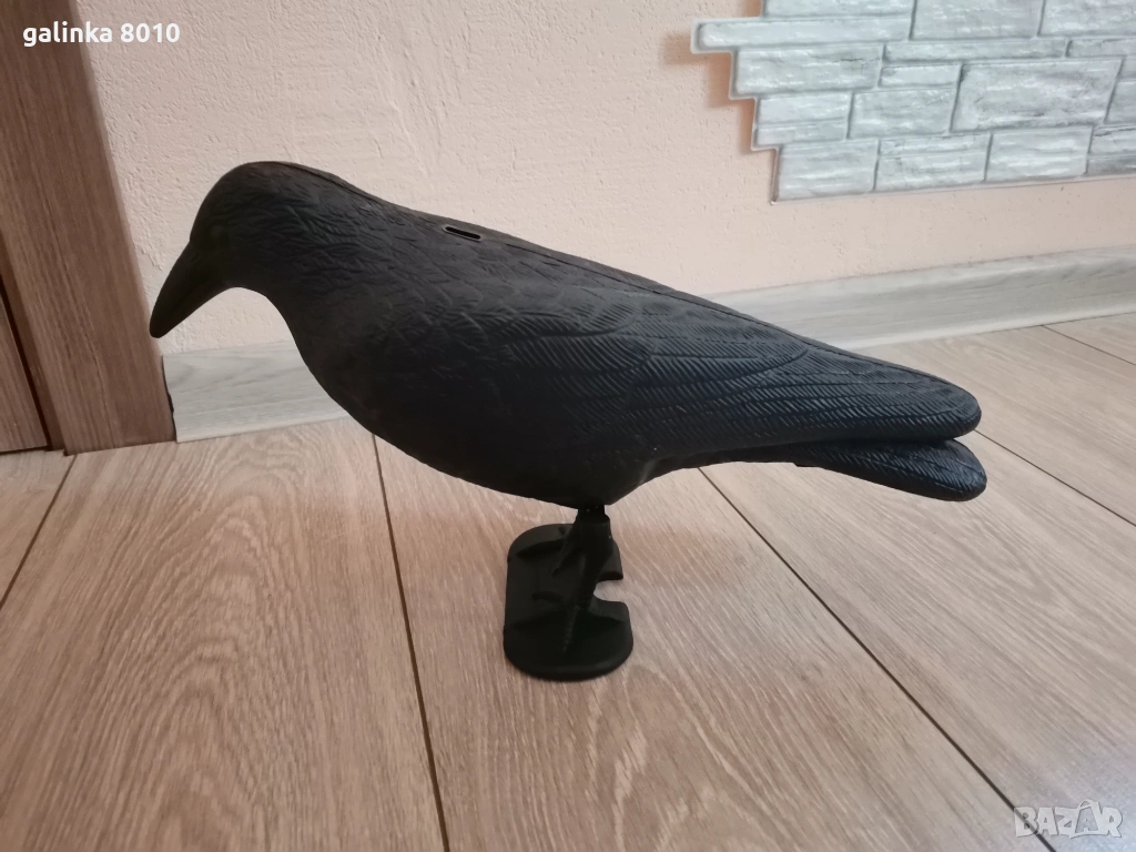 Плашило за птици, гарван, снимка 1