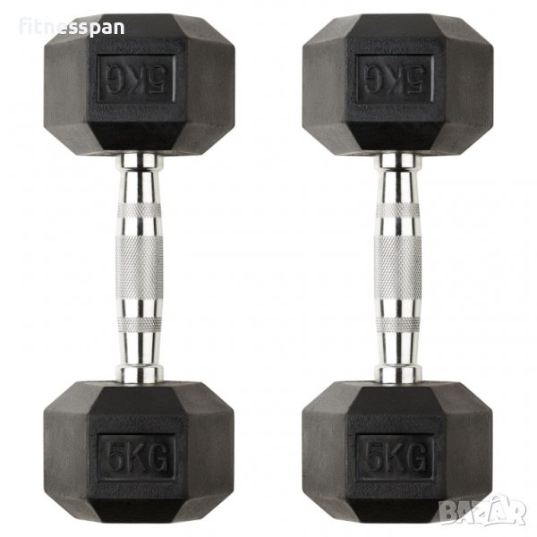 Хексалгенови дъмбели 2 бр. х 5 кг. , снимка 1