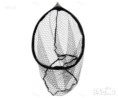 Сгъваема гумирана кеп-мрежа Osako – два размера, удобна за риболов, снимка 1